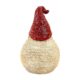 Decoratiune Craciun, ceramica, Mos Craciun cu caciulita rosie, 26x19x42.5 cm - imagine 2