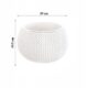 Ghiveci decorativ pentru flori, rotund, alb, 29x19.5 cm, Splofy Bowl - imagine 4