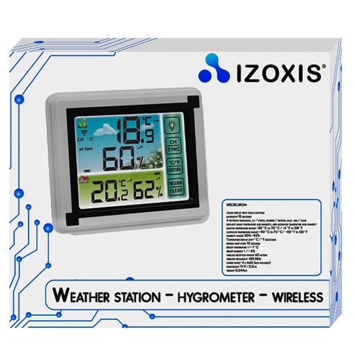Statie Meteo Termohigrometru Wireless cu Display Color pentru Temperatura Interioara si Exterioara si Umiditate 3 Statia Meteo Termohigrometru Wireless cu Display Color pentru Temperatura Interioara si Exterioara si Umiditate