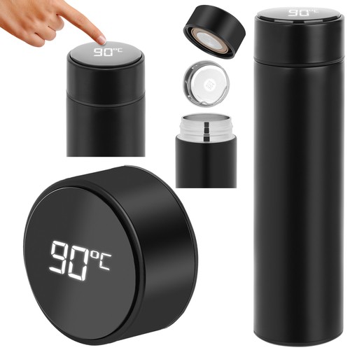 sticla termos 500 ml cu display led tactil indicator temperatura otel inoxidabil 51874