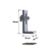 Suport "L" pentru fixare panou fotovoltaic pe acoperis de tabla, aluminiu 6005-T5, kit complet - imagine 3