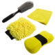 Set burete si perie Carguard, microfibra, pentru curatare auto si jante - imagine 2