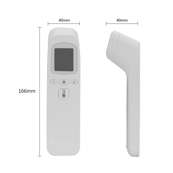 termometru digital non contact TD8 display color 2