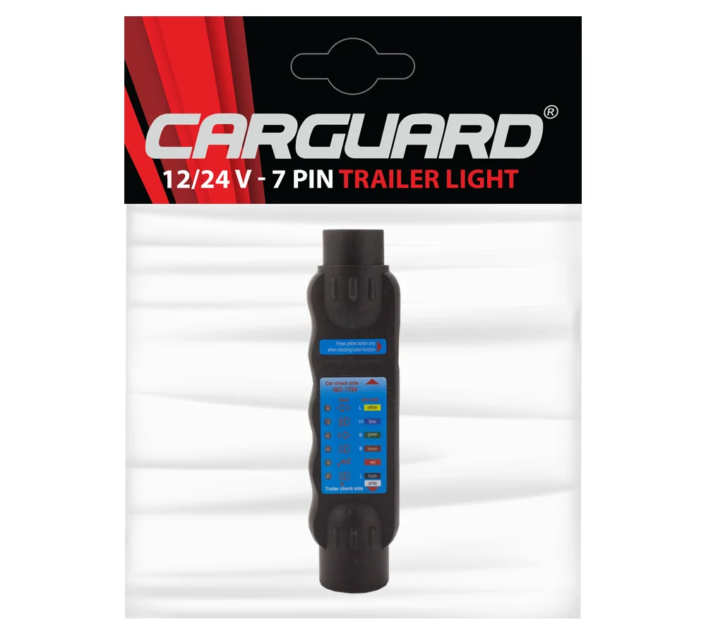 Tester lumini 7 Pin, 12V/24V, Carguard, pentru remorca sau trailer