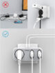 Triplu stecher cu USB Tessan TS-324, 16A, 2xUSB 2.4A - imagine 6