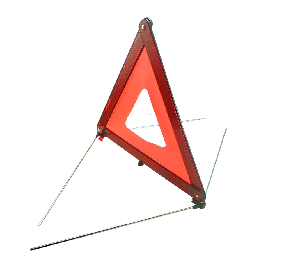 Triunghi reflectorizant auto Carguard, 43 x 43 x 43 cm, certificat E-Mark