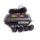 Set senzori de parcare Carguard, afisaj LED si semnal acustic, 4 senzori, raza 0-2 m