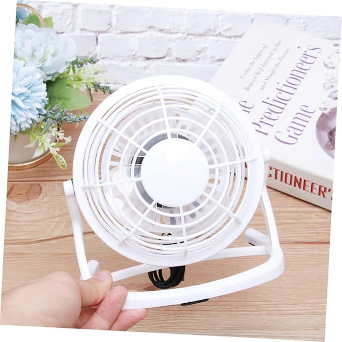 Ventilator de birou Home Cool Confort, 2.5W, USB, Reglabil, Silentios, Alb