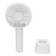 Ventilator de mana cu acumulator Mini Vent, diametru elice 9 cm, USB, 3 trepte viteza, autonomie 5 ore, alb - imagine 2