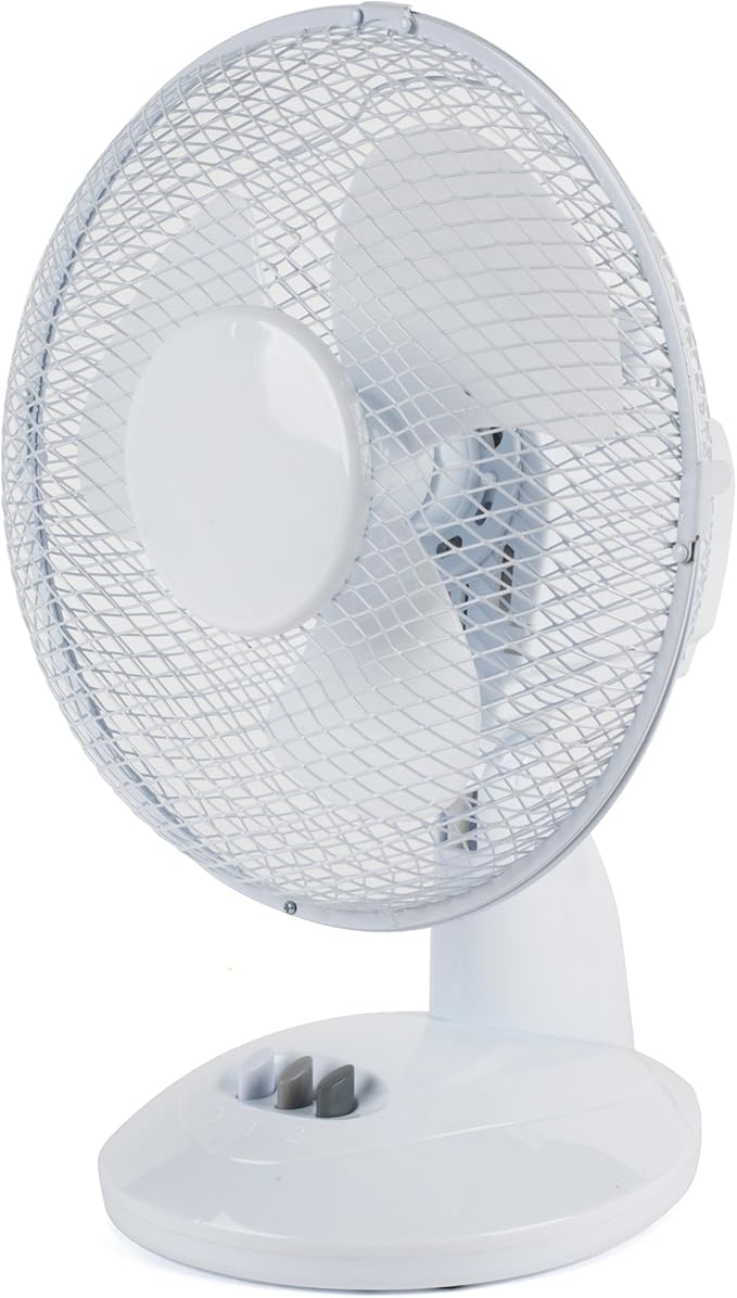 Ventilator de masa Home Cool Wind, 40W, 3 trepte de viteza, Oscilare, Reglabil, Silentios, Alb