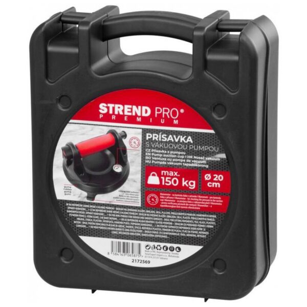 Ventuza pentru transport si montat parbrize, geamuri, placi marmura, granit, cu manometru, max 150 kg - imagine 6