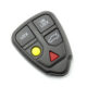Carcasa cheie pentru Volvo, cu 5 butoane, Carguard