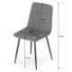 Scaun bucatarie/dining, Artool, Kara, catifea, metal, negru, 44.5x50.5x87 cm - imagine 12