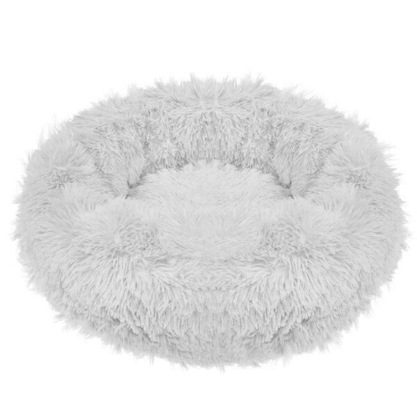 Culcus moale pentru caine/pisica, gri, 90 cm - imagine 1