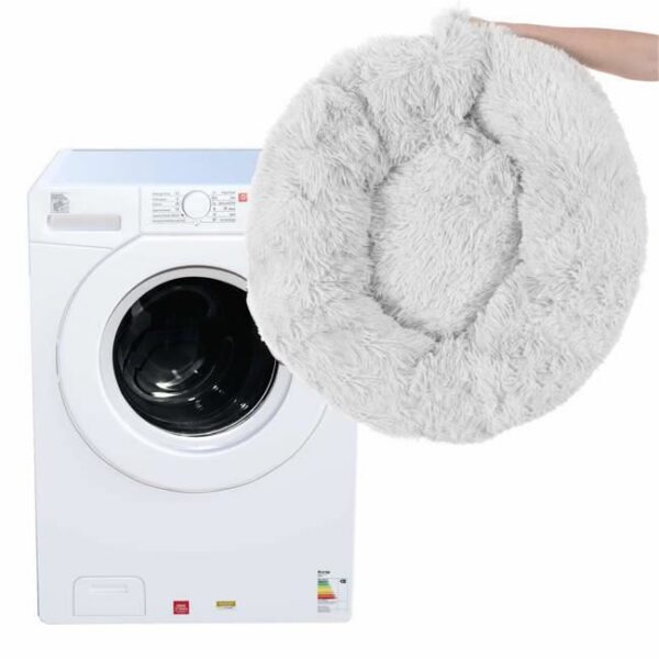 Culcus moale pentru caine/pisica, gri, 90 cm - imagine 22