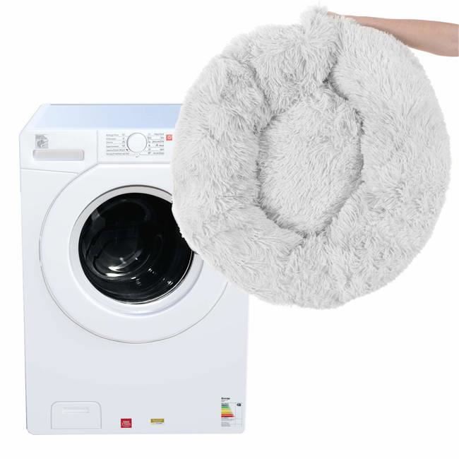 Culcus moale pentru caine/pisica, gri, 90 cm 4 Culcus moale pentru caine/pisica, gri, 90 cm