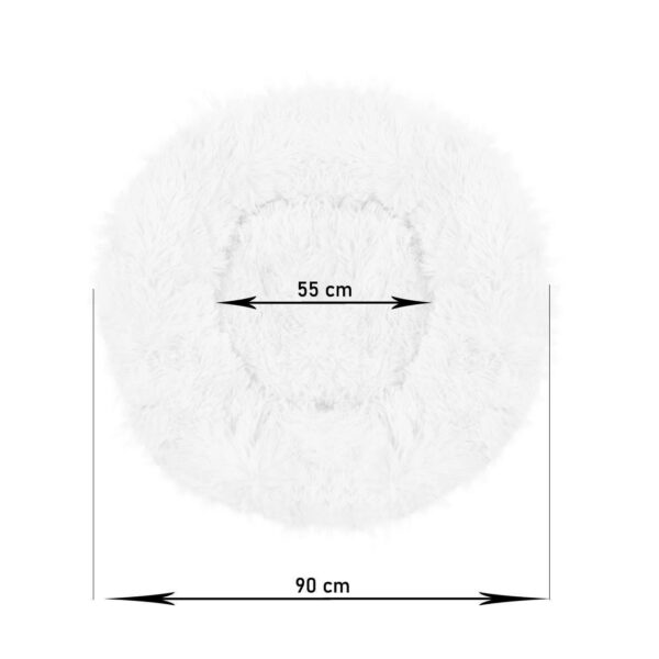 Culcus moale pentru caine/pisica, gri, 90 cm - imagine 18
