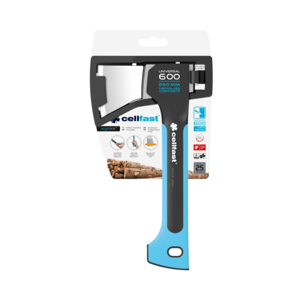 Topor Universal Cellfast U600 ERGO, coada fibra de sticla - imagine 3