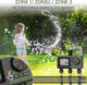 Programator automat pentru irigare Diivoo WT10M-GN, 3 zone, IP54, functie Rain Delay - imagine 6