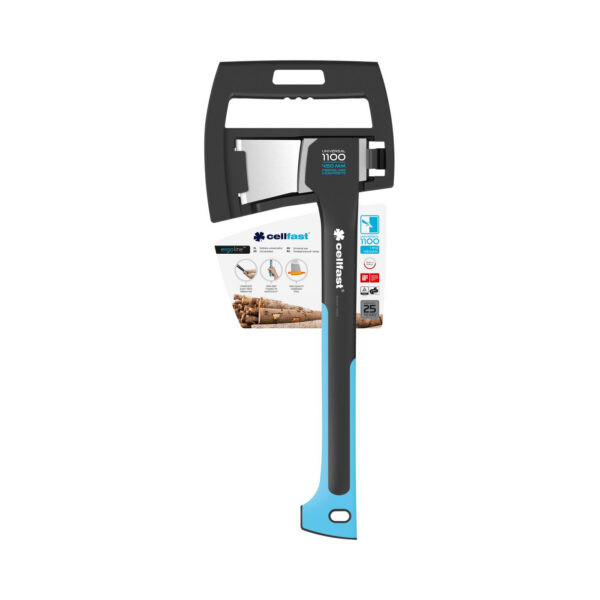 Topor universal despicare Cellfast U1600 ERGO, coada fibra de sticla - imagine 3