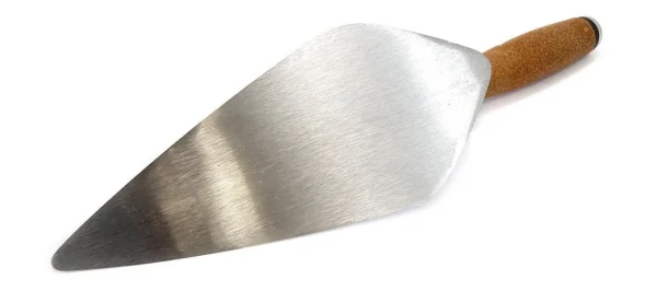 Mistrie otel calit, pentru zidarie, ascutita, 27.9 cm, maner pluta, Olejnik - imagine 5