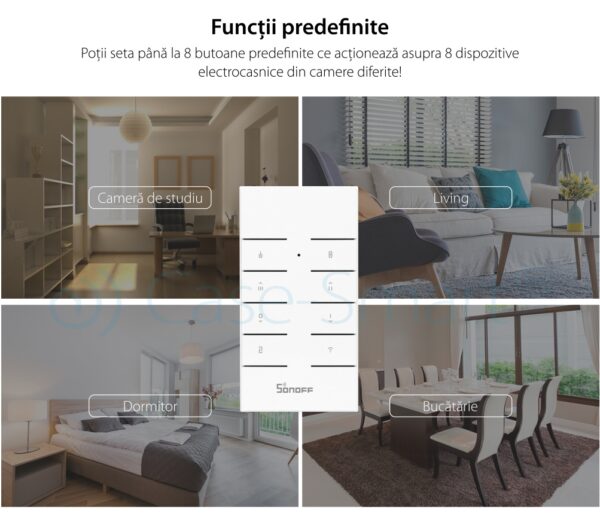 Telecomanda RF Sonoff RM433 cu Functie Sincronizare Wi-Fi - imagine 9