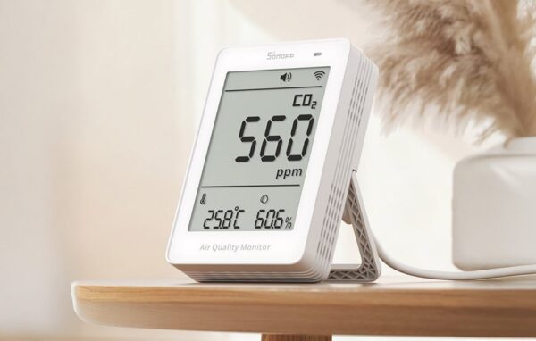 Sonoff AirGuard CO2 SAWF-08P WiFi LCD Aparat de masurare a calitatii aerului - imagine 8