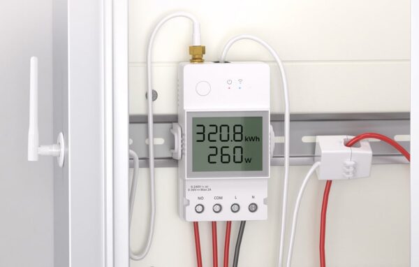 Contor de consum de electricitate 100A WiFi POW Ring SONOFF POWCT - imagine 8
