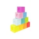 Cuburi senzoriale copii, silicon moale, multicolor, 5.3 x 6.5 cm, set 10 bucati - imagine 6
