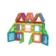 Set constructie magnetic 3d, diferite forme si culori, 130 piese - imagine 26