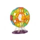 Set constructie magnetic 3d, diferite forme si culori, 130 piese - imagine 22