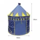 Cort tip castel pentru copii, imprimeu stele si luna, 135x105 cm, albastru - imagine 12