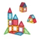 Set constructie magnetic 3d, diferite forme si culori, 130 piese - imagine 31