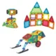 Set constructie magnetic 3d, diferite forme si culori, 130 piese - imagine 33