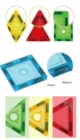 Set constructie magnetic 3d, diferite forme si culori, 130 piese - imagine 17