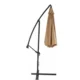 Umbrela de gradina diametru 300 cm, suport tip picior, reglabila, impermeabila, cadru otel, tan - imagine 4
