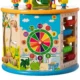 Cub activitati educative copii, 8 in 1, ceas, labirinturi, abac, forme geometrice, multicolor, lemn - imagine 5