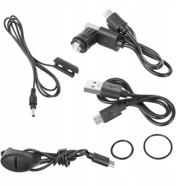 Set far si stop pentru bicicleta, lumina led, 4 moduri iluminare, microusb, ipx7,1500mah - imagine 8