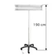 Lampa bactericida uvc portabila 2x55w, orientabila, stativ telescopic 100-190 cm, reflector, 60 mp - imagine 22