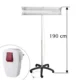 Lampa bactericida uvc portabila 2x30w, orientabila 140 grade, reflector, stativ 100-190 cm - imagine 20