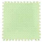Covor puzzle xl, 60x60 cm, grosime 2 cm, spuma eva, 2 piese culoare verde