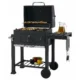 Gratar bbq pe carbune, capac rabatabil cu termometru, roti transport, 115x46x106 cm, grill 61.5x46x51 cm - imagine 4