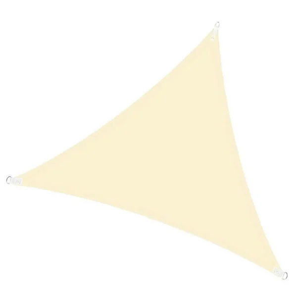 Copertina parasolar triunghiulara, inele prindere, 3x3x3 m, impermeabila 180g/mp - imagine 4