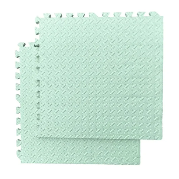 Covor puzzle xl, 60x60 cm, grosime 2 cm, spuma eva, 2 piese culoare verde - imagine 4