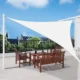 Copertina parasolar triunghiulara, inele prindere, 3x3x3 m, impermeabila 180g/mp - imagine 8