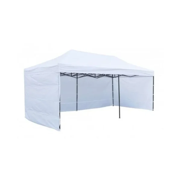 Cort de gradina quick tent, pliabil, 6x3x3 m, pavilion 3 pereti, inaltime reglabila, montare rapida - imagine 5