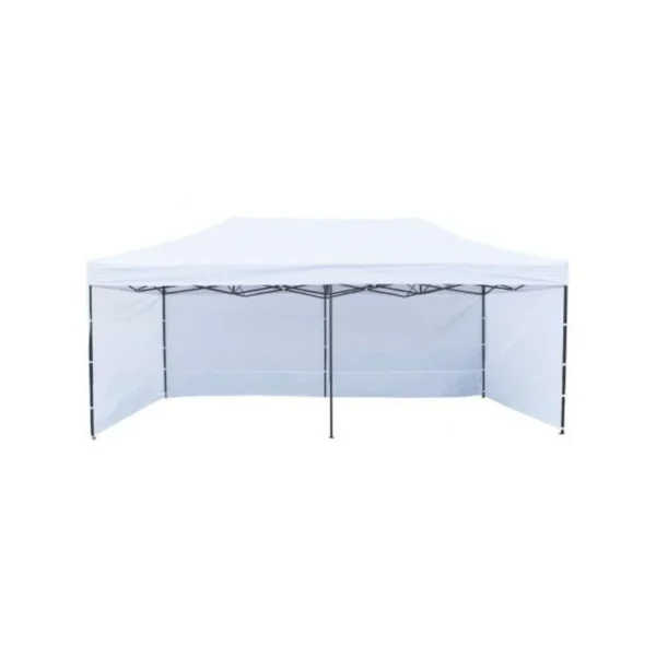 Cort de gradina quick tent, pliabil, 6x3x3 m, pavilion 3 pereti, inaltime reglabila, montare rapida - imagine 6