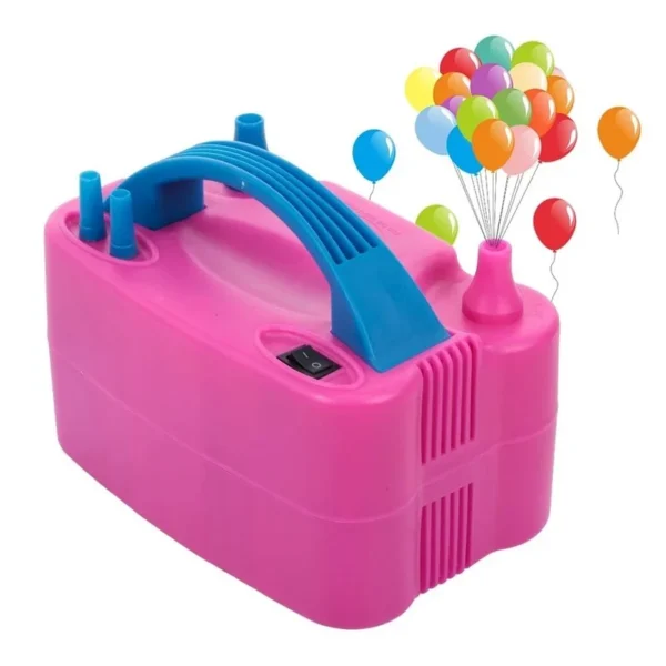 Pompa electrica umflat baloane, 2 orificii umflare simultana, mod automat/manual, putere 600w - imagine 7