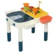 Masuta multifunctionala, doua suprafete, compatibila lego, activitati si cuburi constructii, pliabila, 57x59x45 cm - imagine 9
