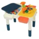 Masuta multifunctionala, doua suprafete, compatibila lego, activitati si cuburi constructii, pliabila, 57x59x45 cm - imagine 4